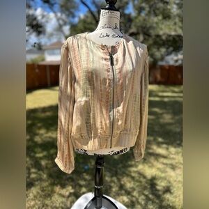 Frye Zip Up Bomber Jacket